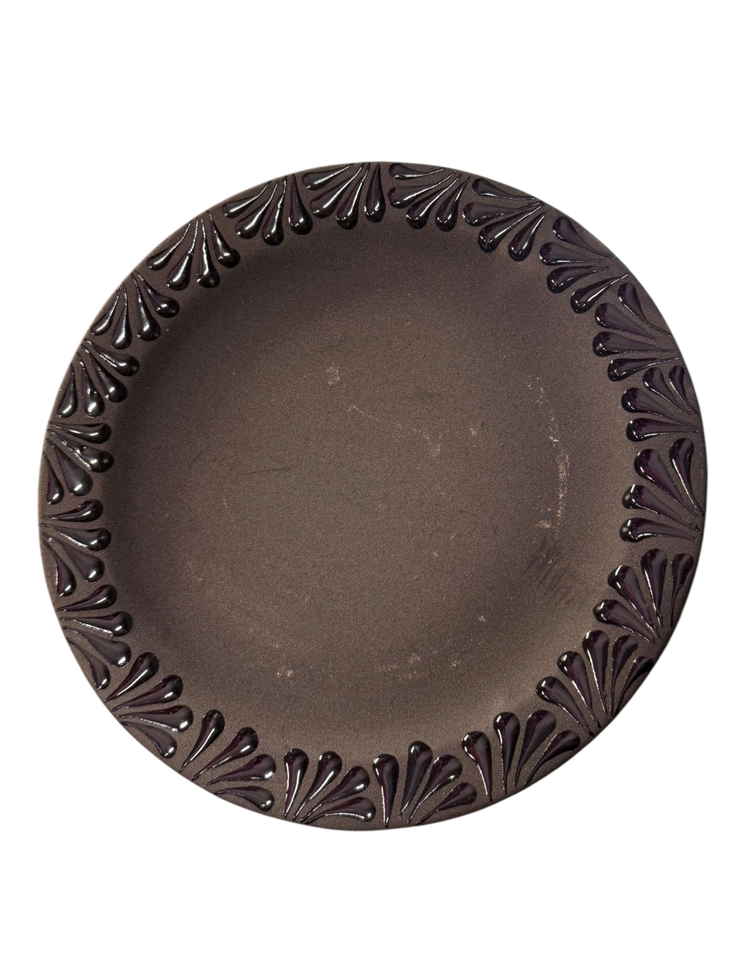 Plato redonodo Negro PRE